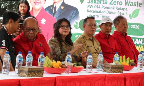Tinjau Taman Kura-Kura, Ima Mahdiah Apresiasi Warga RW 014 Pondok Kelapa Lahirkan Solusi Sampah