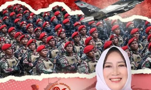 Siti Aisyah: Kekuatan TNI Terletak Pada Kedekatan dengan Rakyat