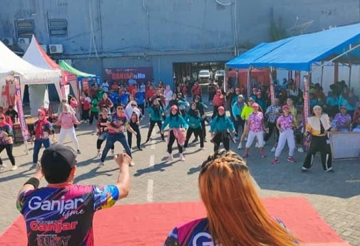 Peduli Kesehatan & Kebugaran, "Ganjar Is Me" Gelar Dance Creator And Aerobik TM Competition di Kota Makassar