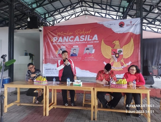 Irvansyah Asmat Peringati Hari Lahir Pancasila bersama Mahasiswa Tangerang