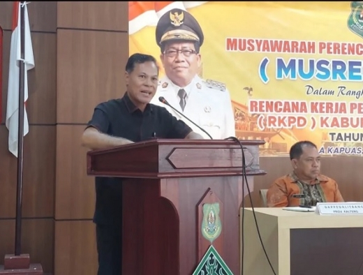 Ketua Komisi IV DPRD Kapuas Hadiri Musrenbang RKPD 2025