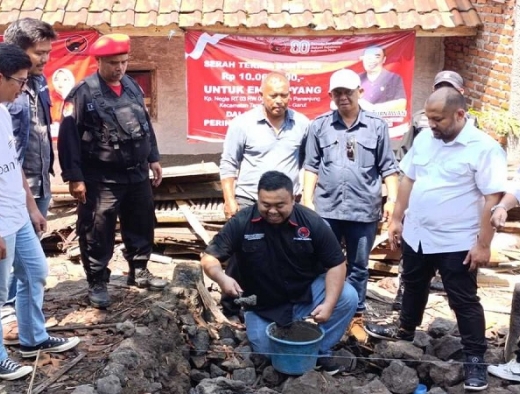 Yudha Puja Berikhtiar Wujudkan Rumah Layak Huni Bagi Emak Oyang di HUT 80 RI 