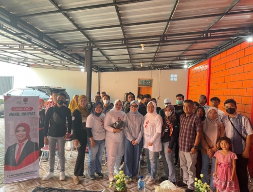 Ineu Purwadewi Berdialog dengan Komunitas Pita Merah, Serap Aspirasi Soal Isu Kesehatan dan Sosial Seperti HIV/AIDS