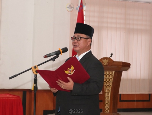 Wali Kota Gunungsitoli Lantik 15 Pejabat Pimpinan Tinggi Pratama