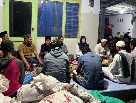 Ansari Beri Motivasi Kepada Para Pekerja dan Buruh Bangunan