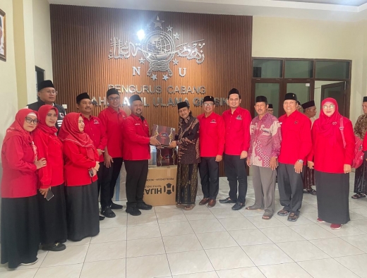 DPC PDI Perjuangan Gresik Ajak Warga NU Perkuat Sinergi Lewat Silaturahmi