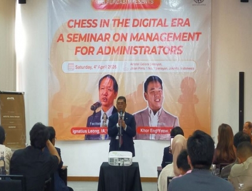 Utut Adianto Sebut Digitalisasi Catur Adalah Keniscayaan yang Tak Terhindarkan