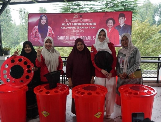 Sarifah Ainun Jariyah Perkenalkan Program Megatani, Manfaatkan Teknik Budikdamber
