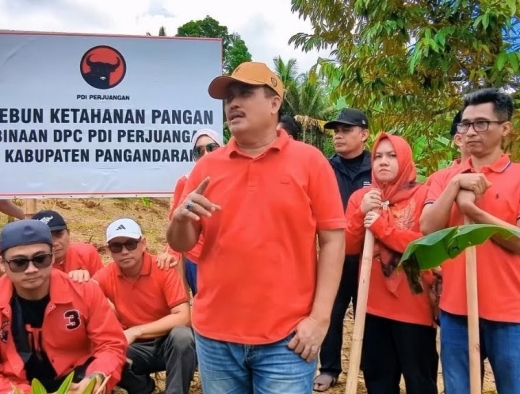 Banteng Pangandaran Sulap Lahan Tidak Produktif Jadi Lumbung Pangan