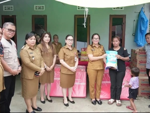 Pemkab Minahasa Salurkan Bantuan untuk Korban Puting Beliung di Kakas Barat