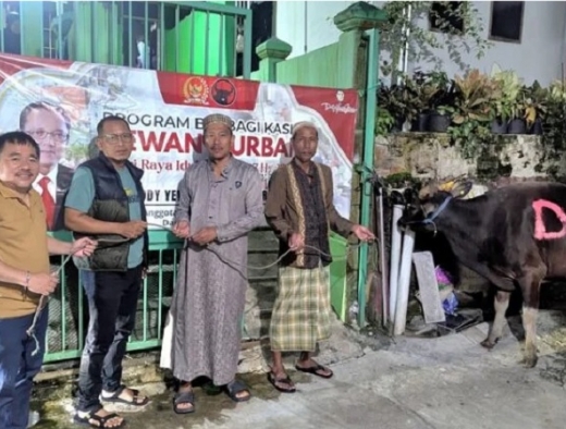 Idul Adha 1447 H, Deddy Sitorus Salurkan 14 Ekor Sapi Kurban Bagi Masyarakat Kalimantan Utara