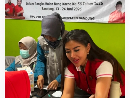 Pengobatan Gratis di Dayeuhkolot, Angie Natesha Tegaskan Komitmen Kesehatan Berkelanjutan PDI Perjuangan
