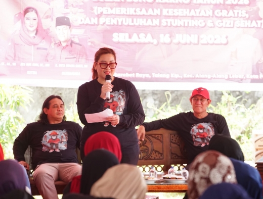 Peringati Hari Bung Karno, PDI Perjuangan Palembang Gelar Cek Kesehatan Gratis dan Edukasi Stunting