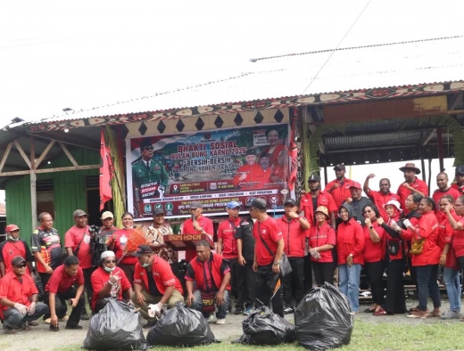 BTM Tegaskan Komitmen PDI Perjuangan Kawal Pembangunan dan UMKM di Kampung Yobeh