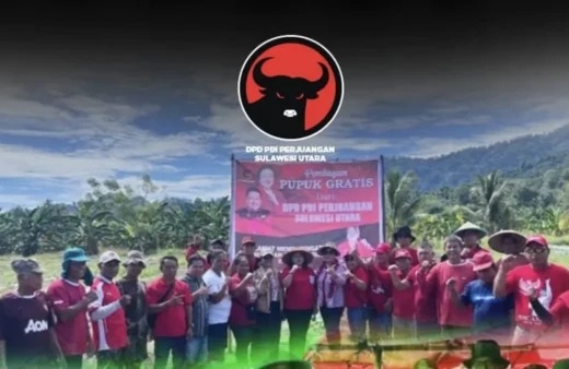 Dorong Ekonomi Hijau, PDI Perjuangan Sulut Bagikan Pupuk Organik dan Bionutrisi Gratis ke Warga