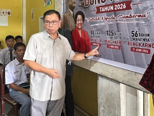 Peringati Bulan Bung Karno, Sofyan Tan Kobarkan Semangat Nasionalisme Pelajar Medan dan Deli Serdang