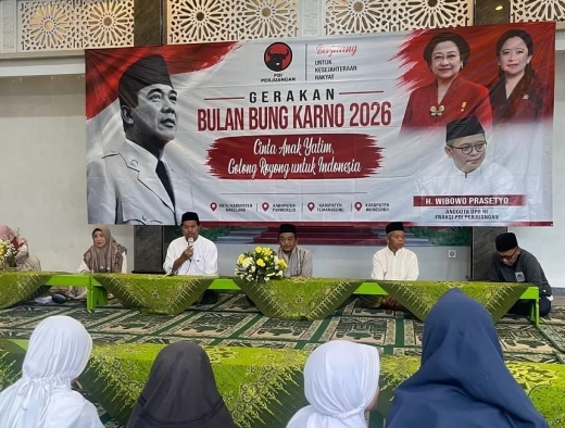 Maknai Bulan Bung Karno, Wibowo Prasetyo Tegaskan Gotong Royong Harus Jadi Tindakan Nyata