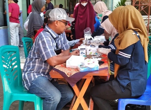 Cek Kesehatan Gratis PDI Perjuangan Kab. Purworejo, Dion Agasi Ajak Terapkan Pola Hidup Sehat  