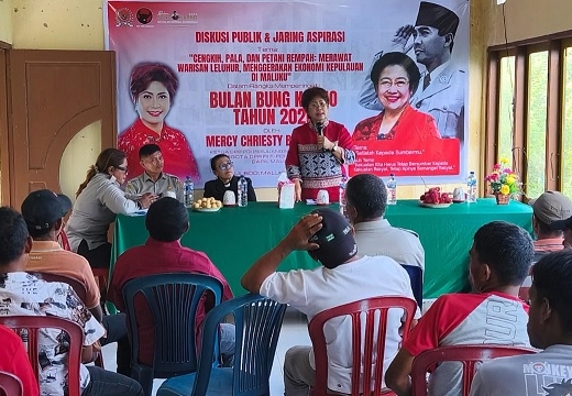 Mercy Barends Ajak Generasi Muda Leihitu Barat Bangkitkan Kembali Kejayaan Rempah Maluku