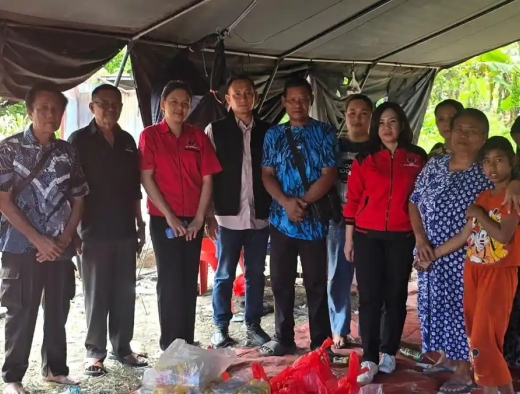 Banteng Poso Salurkan Bantuan ke Korban Musibah Kebakaran 