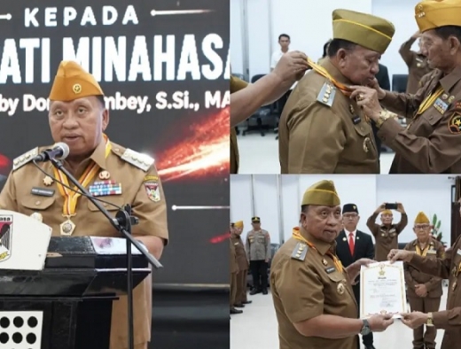 Robby Dondokambey Dianugerahi Bintang Legiun Veteran Republik Indonesia 