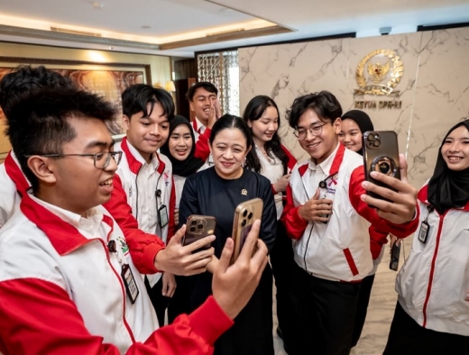 Diskusi dengan Peserta Parlemen Remaja Terbaik, Puan Bicara Soal DPR yang Kerap Dihantam Hoaks