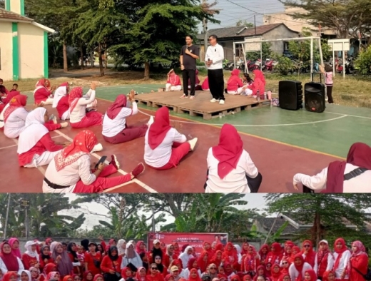 Jiovanno Nahampun Dorong Warga Bekasi Biasakan Pola Hidup Aktif dan Sehat lewat Senam Bareng