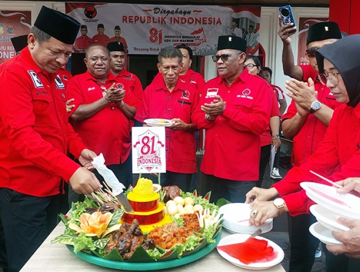 Peringatan HUT ke-81 RI di Papua Diwarnai Haru, Kader PDI Perjuangan Kirim Doa untuk Warga NTT