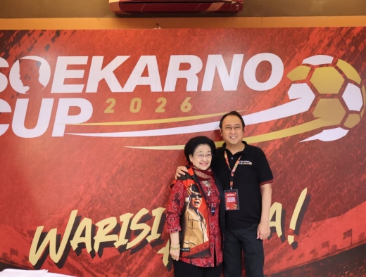 Megawati Didampingi Prananda Prabowo Saksikan Final Banteng Jabar vs Bali di Soekarno Cup 2026