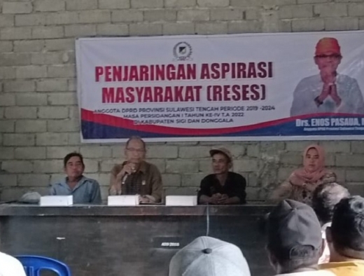 Enos Komitmen Kawal Tiga Aspirasi Warga Desa Kalora