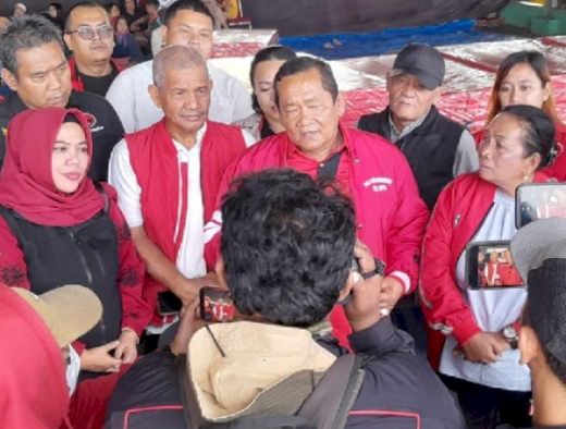 Jalankan Instruksi Megawati, PDI Perjuangan Sumut Salurkan Bantuan Erupsi Sinabung di Karo