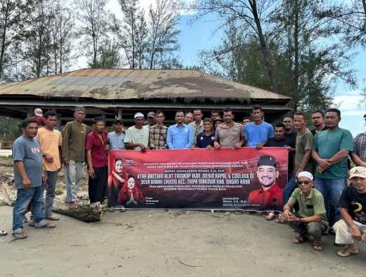 Untuk Nelayan Nagan Raya, Jamaluddin Idham Salurkan Alat Tangkap dan Sarana Perikanan 