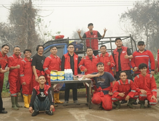 Dua Bulan Berjuang Padamkan Karhutla di Kalbar, Tim Redam Terima Bantuan Perlengkapan dari TMP Care