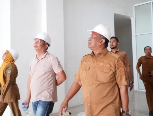 Tekankan Kualitas MEP, Bupati Anton Sidak Pembangunan Gedung DPRD