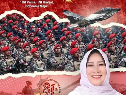 Siti Aisyah: Kekuatan TNI Terletak Pada Kedekatan dengan Rakyat