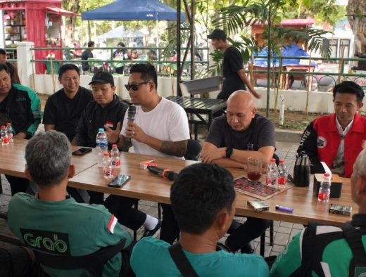 Makan Bareng Ojol, Rais Abdillah: BMI Bangka Belitung Komit Kawal Aspirasi