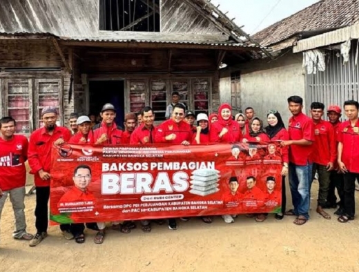 Rudianto Tjen Salurkan 35 Ton Beras Untuk Warga Bangka Belitung, Dimulai dari Bangka Selatan