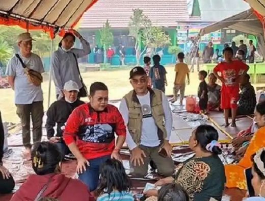 PDI Perjuangan Dirikan Dapur Umum dan Posko Bantuan Bagi Korban Kebakaran di Bangka Selatan