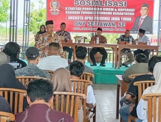 Ony Setiawan Dorong UMKM dan Koperasi Jadi Penggerak Ekonomi Rakyat Tuban