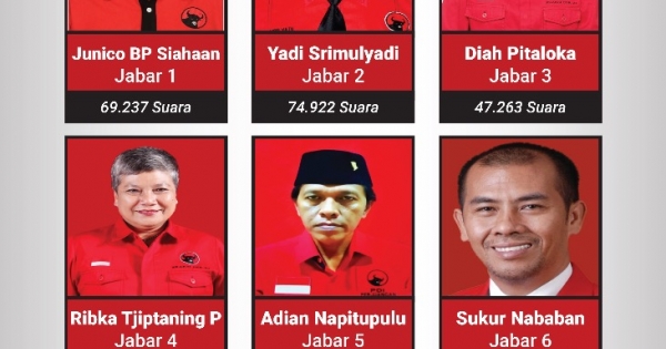 Anggota DPR RI 2019 - 2024 Dapil Jabar I-VIII