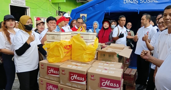 Melalui DPD DKI Jakarta, GNTI Salurkan Bantuan Sosial untuk Korban Kebakaran Rumah di Gambir