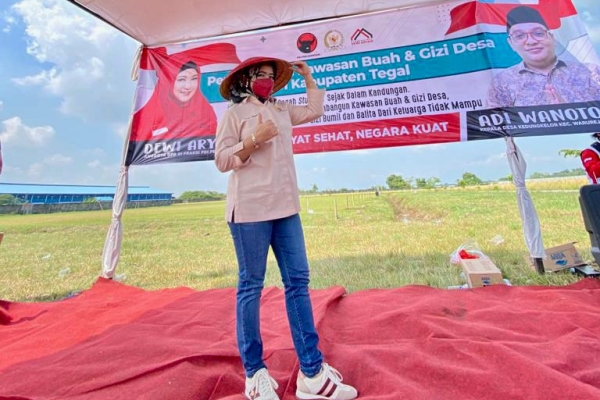 Dewi Canangkan Kawasan Buah & Gizi Desa di Kabupaten Tegal 