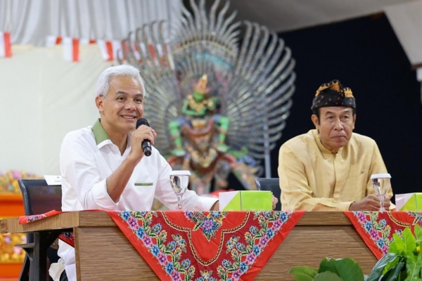 Umat Hindu di Semarang Doakan Ganjar Pranowo sebagai Presiden 