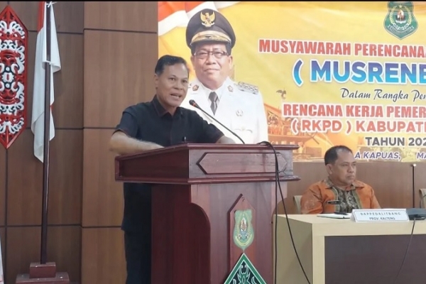 Ketua Komisi IV DPRD Kapuas Hadiri Musrenbang RKPD 2025