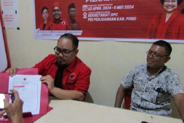 PDI Perjuangan Poso Mulai Buka Pendaftaran Balon Bupati dan Wakil Bupati untuk Pilbup 2024