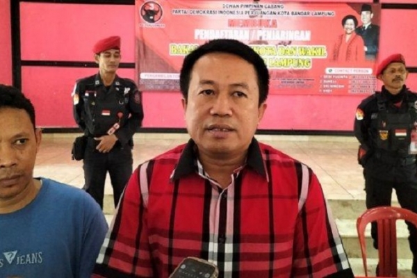 Ahmad Jares Mogni, Politisi PDI Perjuangan yang Pertama Ambil Formulir Pilwakot Bandar Lampung 