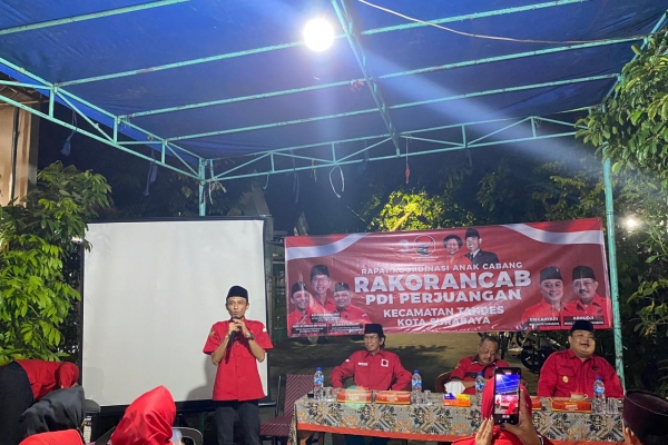 PAC PDI Perjuangan Kecamatan Tandes Sukses Gelar Rakorcab