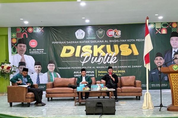 Diskusi Publik ISARAH, Nikson Nababan Puji Peran Al Washliyah di Kancah Politik