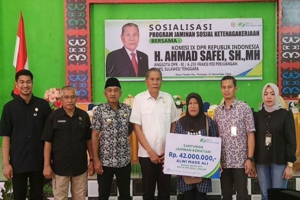 Ahmad Safei Harap Semua Pekerja di Kabupaten Kolaka Dapatkan BPJS Ketenagakerjaan
