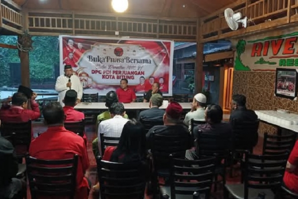 Pengurus PDI Perjuangan Bitung Gelar Bukber Bulan Ramadan, Maurits Mantiri: Sifatnya Wajib